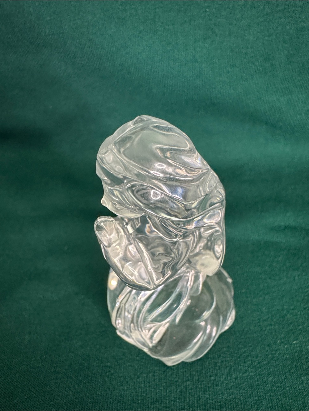 VTG Gorham Crystal & Gold Nativity Set 4 Pc Creche Scene Manger Christmas - Picture 4 of 14